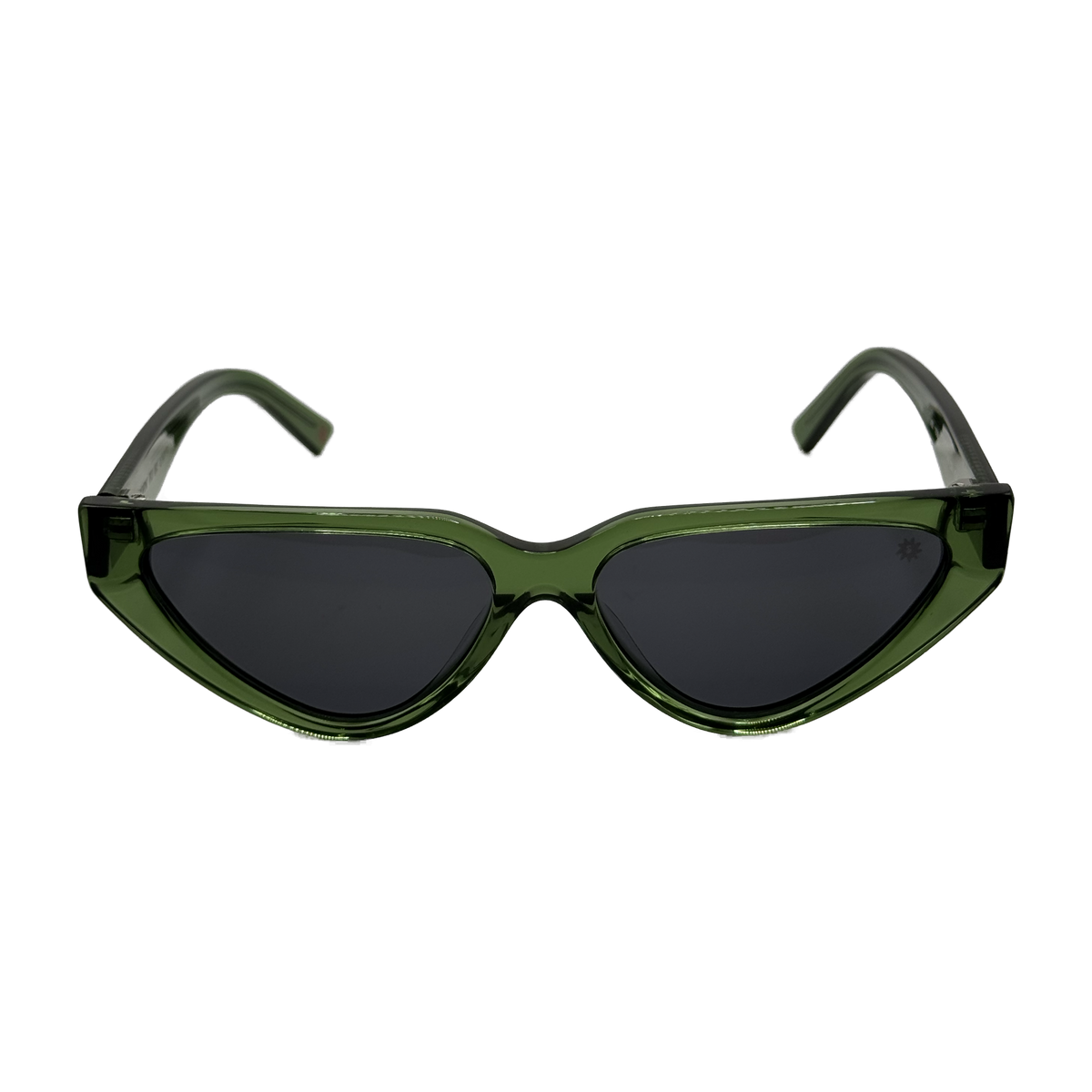 EVIA GREEN di fronte, lenti polarizzate grigio scuro